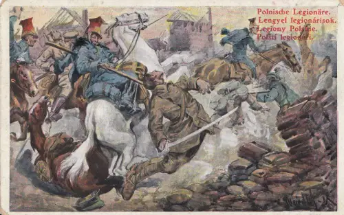 AK 1. Weltkrieg, Polnische Legionäre