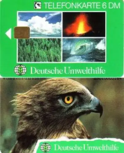 Telefonkarte O 403 B 12.92 Deutsche Umwelthilfe - Adler