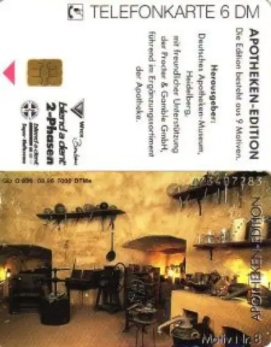 Telefonkarte O 836 08.96 Apotheken Edition Nr. 8