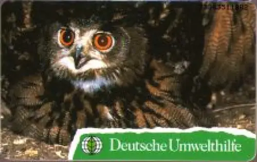 Telefonkarte O 817 04.93, Dt. Umwelthilfe Eule, Aufl. 20000