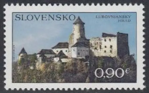 Slowakei Mi.Nr. 693 Lublauer Burg (0,90)