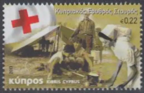 Zypern Mi.Nr. 1251 Zypriotisches Rotes Kreuz, Zeltlager (0,22)