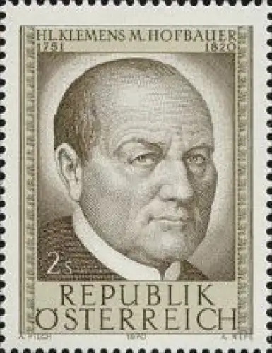 Österreich Mi.Nr. 1321 Hl. L.M. Hofbauer, Stadtpatron von Wien (2)
