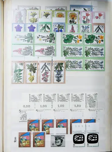 Berlin Dubletten 60er- bis 80er-Jahre, meist postfrisch, viele Einheiten