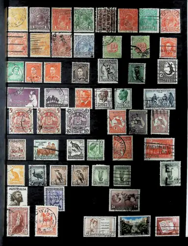 Einsteckbuch mit versch. Ländern aus dem Bereich Australien