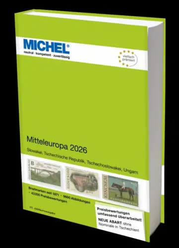 Michel Europa Katalog Band 2 - Mitteleuropa 2026, 111. Auflage