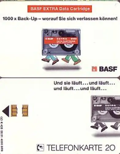 Telefonkarte K 426 08.91, BASF, Aufl. 4000