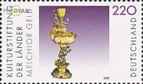 D,Bund Mi.Nr. 2108 Silberner Tafelbrunnen Melchior Gelb (220)