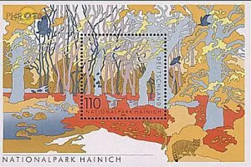 D,Bund Mi.Nr. Block 52 Nationalpark Hainrich Thüringen