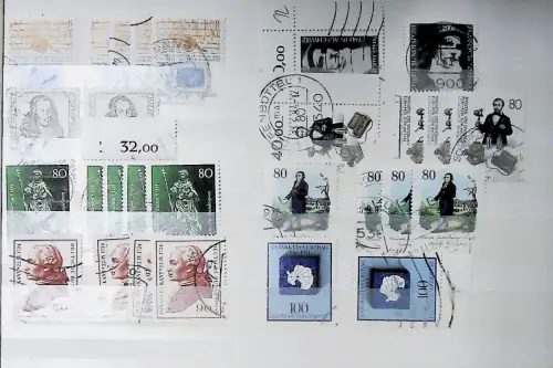 Bund Dubletten 60er- bis 80er-Jahre, gestempelt