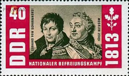 D,DDR Mi.Nr. 992 Nat. Befreiungskampf 1813, Scharnhorst + Kutusow (40)