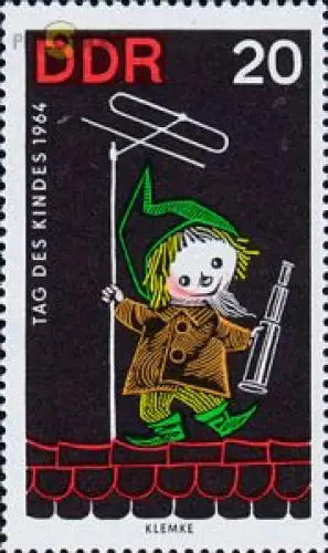 D,DDR Mi.Nr. 1028 Tag des Kindes, Fernsehen Sandmännchen (20)