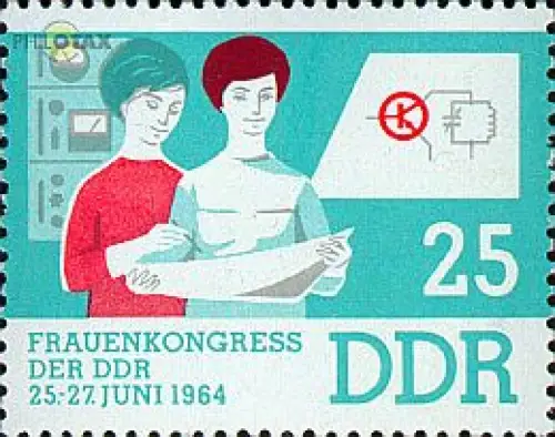 D,DDR Mi.Nr. 1031 Frauenkongreß der DDR, Technikerinnen (25)