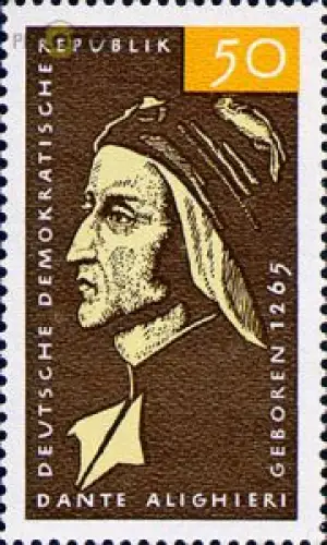 D,DDR Mi.Nr. 1097 Dante Alighieri (50)