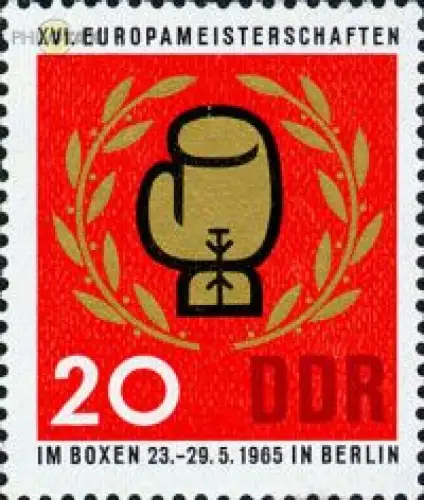D,DDR Mi.Nr. 1101 EM Boxen, Boxhandschuh (20)