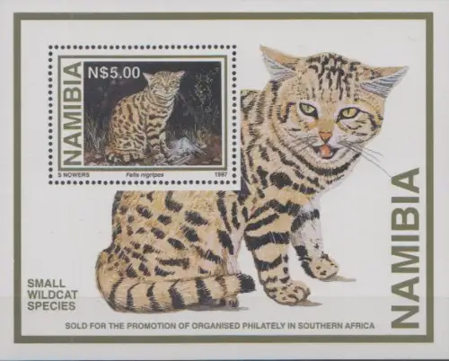Namibia Mi.Nr. Block 28 Kleine Raubtiere 