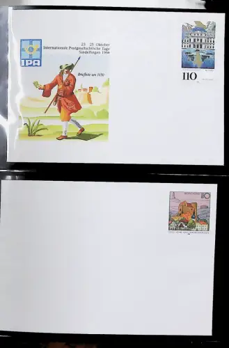 Bundesrepublik Ganzsachen ab 1999 bis 2009, meist postfrisch