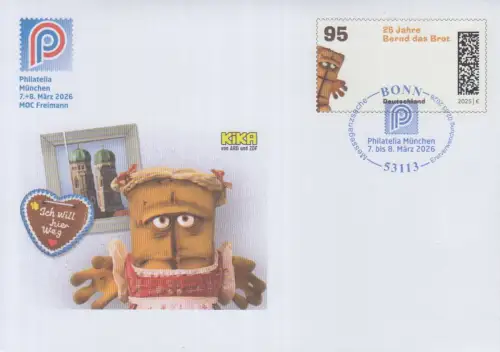 D,Bund MiNr.USo (noch nicht im Michel) 25 Jahre Bernd das Brot