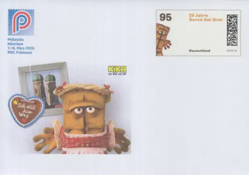 D,Bund MiNr.USo (noch nicht im Michel) 25 Jahre Bernd das Brot