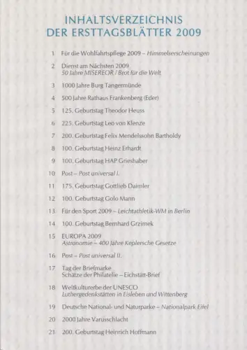 Bund Titelblatt ETB 2009