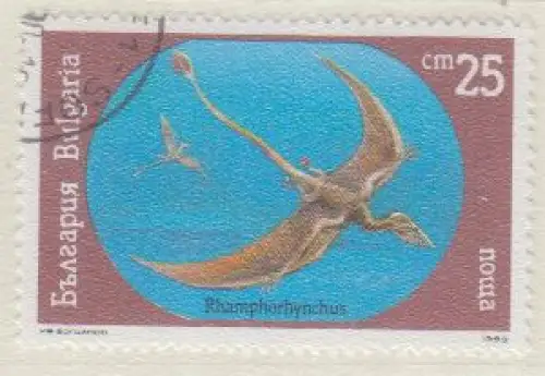 Bulgarien Mi.Nr. 3843 Prähistorische Tiere, Rhamphorhynchus (25)