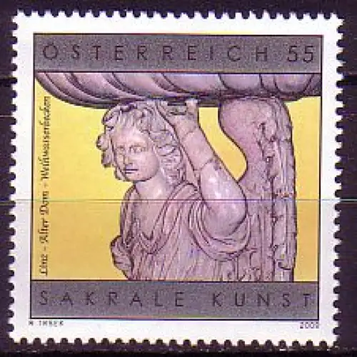 Österreich Mi.Nr. 2807 Sakrale Kunst, Weihwasserbecken Linz (55)