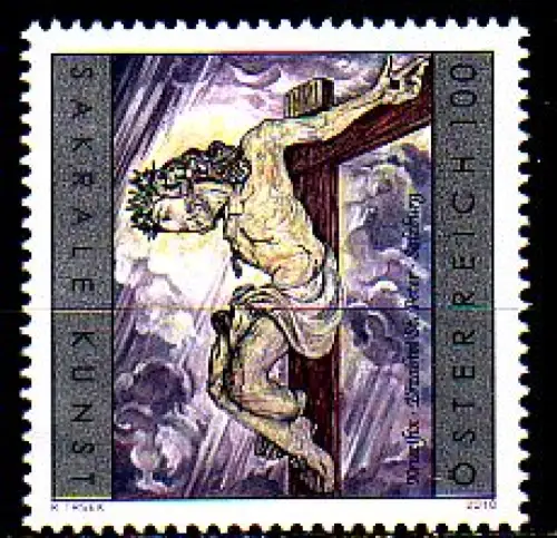 Österreich Mi.Nr. 2892 Sakrale Kunst, Kruzifix in Erzabtei St.Peter (100)