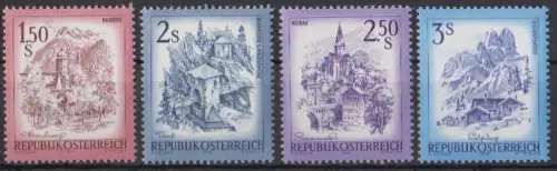 Österreich Mi.Nr. 1439-42 Freim. Schönes Österreich (4 Werte)