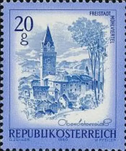 Österreich Mi.Nr. 1649 Freim. Schönes Öst. Bergfried Freistadt (20g)