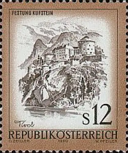 Österreich Mi.Nr. 1654 Freim. Schönes Öst. Festung Kufstein (12)