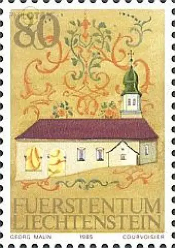 Liechtenstein Mi.Nr. 879 Papstbesuch, Unsere Liebe Frau von Liechtenstein (80)