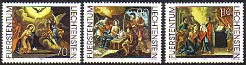 Liechtenstein Mi.Nr. 1217-19 Weihnachten 1999 (3 Werte)