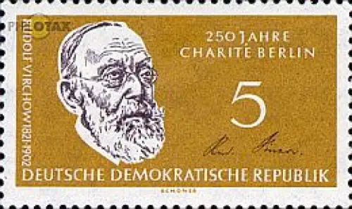 D,DDR Mi.Nr. 795 150 J. Humboldt Uni, 250 J. Charité, Prof. Virchow (5)