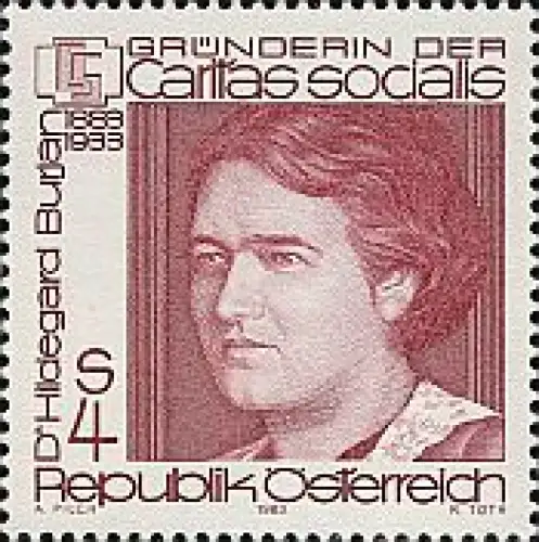 Österreich Mi.Nr. 1729 Hildegard Burjan, Caritas socialis (4)