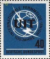 D,Bund Mi.Nr. 476 Int.Fernmeldeunion (UIT) (40)