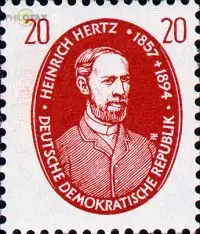 D,DDR Mi.Nr. 576 Berühmte Wissenschaftler, Heinrich Hertz (20)