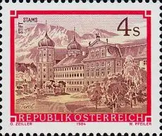 Österreich Mi.Nr. 1791 Stifte und Klöster, Zisterzienserstift Stams (4)