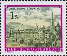 Österreich Mi.Nr. 1967 Stifte und Klöster, Zisterzienserabteil Mehrerau (1)