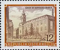 Österreich Mi.Nr. 2071 Stifte und Klöster, Barmherzige Brüder Eisenstadt (12)