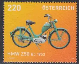 Österreich Mi.Nr. 3047 Motorrad HMW Z50 der Halleiner Motorenwerke (220)