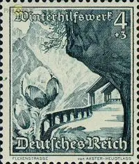 D,Dt.Reich Mi.Nr. 676 Winterhilswerk Flexenstraße + Küchenschelle (4+3)