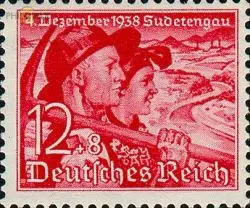 D,Dt.Reich Mi.Nr. 685 Abstimmung Sudetenland (12+8)