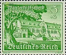 D,Dt.Reich Mi.Nr. 732 Winterhilfswerk Kaiserpfalz Goslar (5+3)