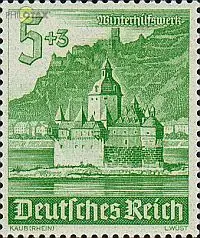 D,Dt.Reich Mi.Nr. 753 Winterhilfswerk Pfalz bei Kaub (5+3)