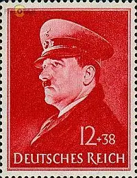 D,Dt.Reich Mi.Nr. 772y Hitler, Geburtstag, waager. Gummiriffelung (12+38)