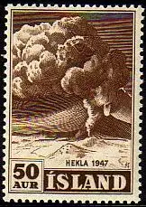 Island Mi.Nr. 250a Freim. Ausbruch des Vulkans Hekla (50)