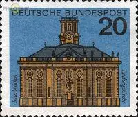 D,Bund Mi.Nr. 427 Saarbrücken, Ludwigskirche (20)