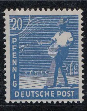 D,All.Bes.,Gem, Mi.Nr. 950c, Kontrollratsausgabe (20 Pf), Farbe geprüft