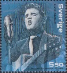 Schweden Mi.Nr. 2427 50Jahre Rockmusik, Elvis Presley (5,50)