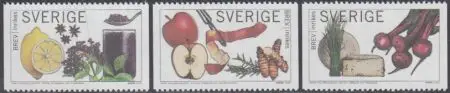 Schweden Mi.Nr. 2463-65 Europa 05, Gastronomie (3 Werte)